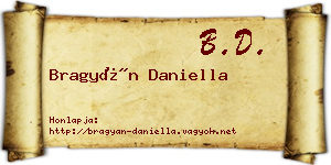 Bragyán Daniella névjegykártya
